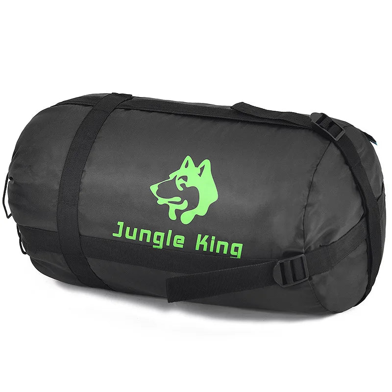 JUNGLE KING CY0901 850g 1850g New Thickening Fill Four Holes Cotton Sleeping Bag Outdoor Camping Mountaineering  Mummy  Movement