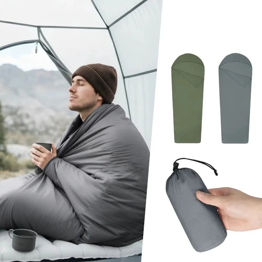 Ultralight Sleeping Bag Liner Nylon Warm Sleeping Bags Inner Liner Single Travel Hotel Camping Sheet Travel Hiking Camping