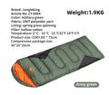 JUNGLEKING CY0904 Ultralight Waterproof 4-Season Warm Sleeping Bag for Outdoor Hiking Camping Envelope Style Backpacking Bag