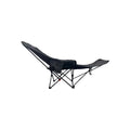 Portable Folding Chair Folding Recliner Curved Headrest Comfort Experience Easy Storage Lunch Foldable Recliner With Leg Rests